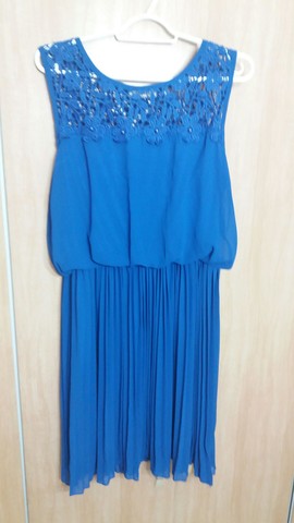Vestido azul royal - Imperdível  - Foto 2