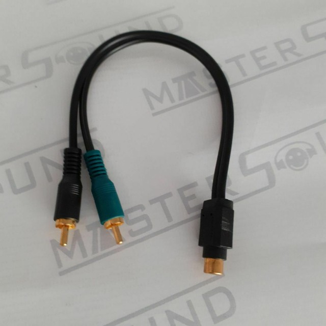 Cabo Y: 2 RCA macho X 1 RCA femea.  Novo.