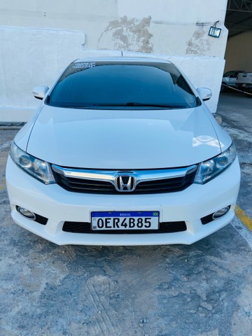 HONDA CIVIC BRANCO, ANO 2014 AUTOMÁTICO, VERSÃO LXR, OPORTUNIDADE