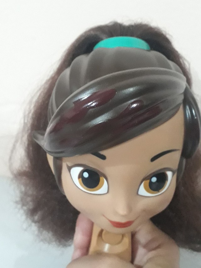 Boneca Nella Princesa  Corajosa Fala e canta somente esta parte sem o corpo - Foto 4