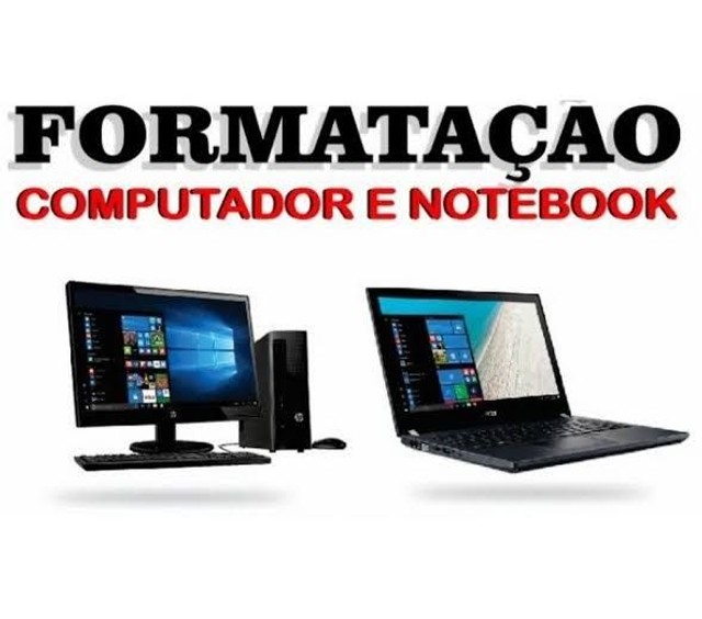 Formatação de computadores e Notebooks<br>