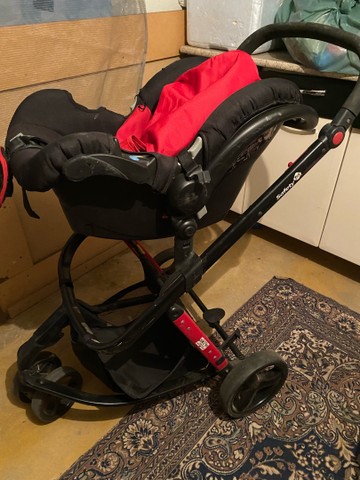 Carrinho safety 1st completo preto e vermelho - Artigos infantis - Jardim  Uirá, São José dos Campos 1010072174 | OLX
