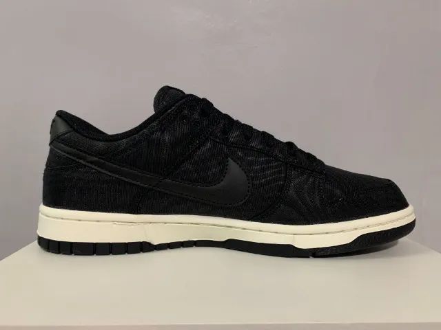 Nike Dunk Low Black Canvas - 40 BR / 8.5 US / 26,5cm - Calçados