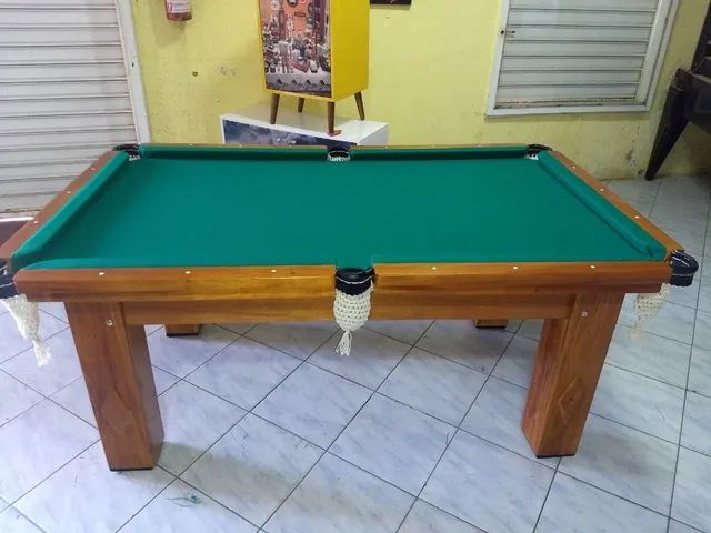 Mesa snooker 6 pés luxo residencial semi oficial 