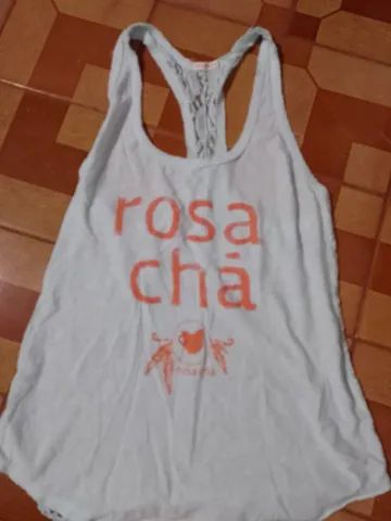 Blusa rosa chá 