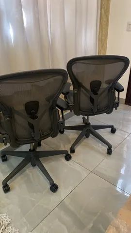 cadeira herman miller new aeron B completa 