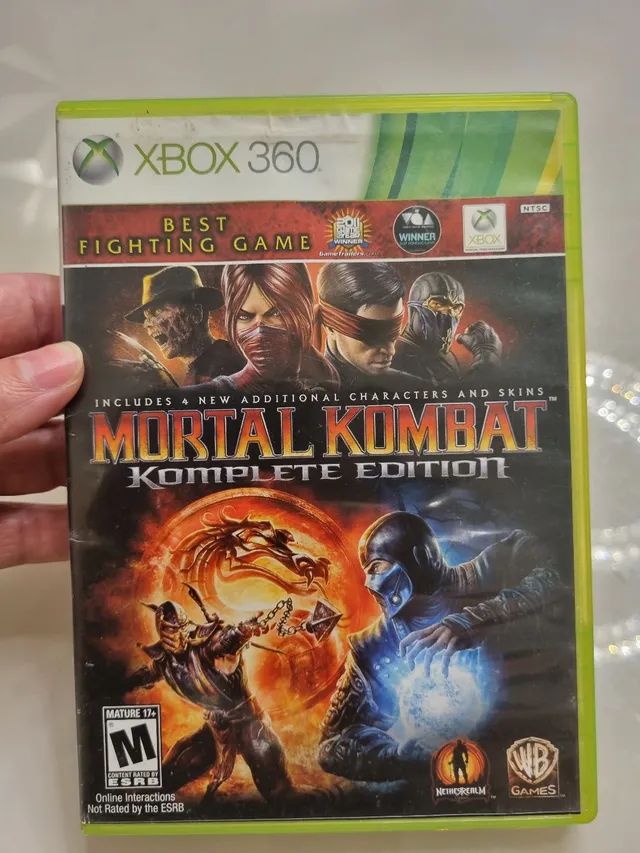 Jogo mortal kombat xbox 360