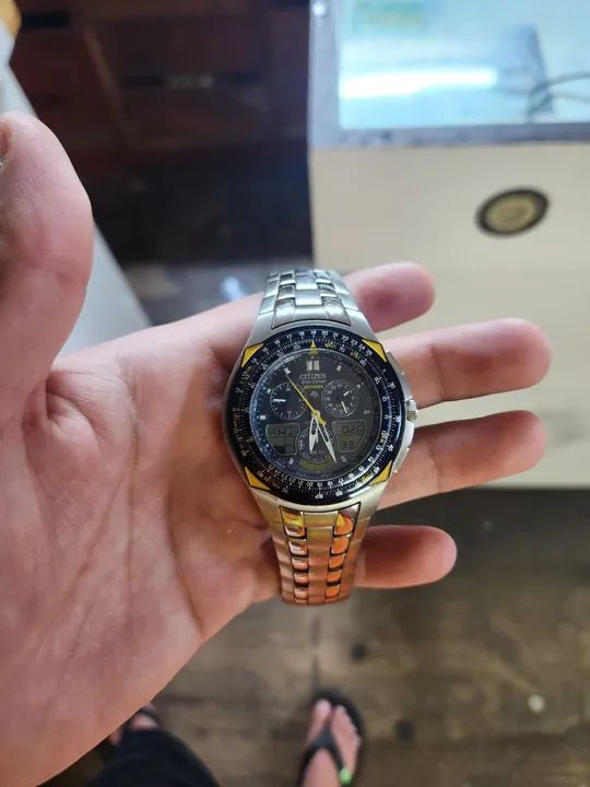 Citzen Eco Drive C650 Edição Blue Angels Skyhawk JR3090-58L