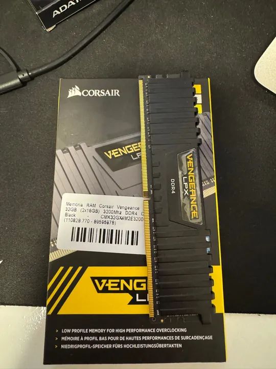 Memória corsair vengeance ddr4 16gb 3200mhz
