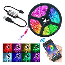 Fita Led 5 metros USB bluetooth