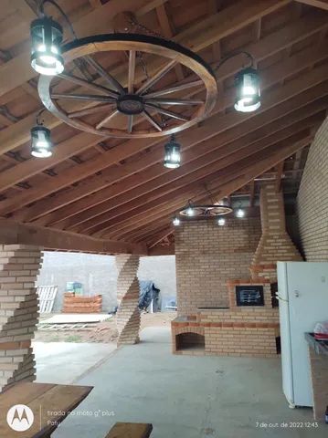 Luminária roda de carroça pendente  - Foto 2