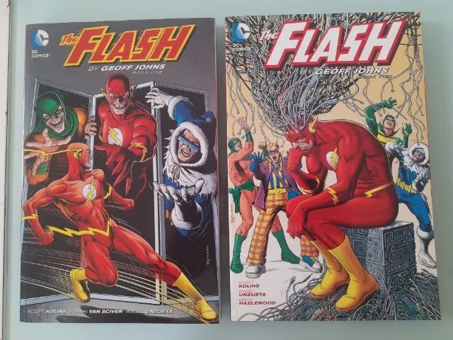 Coleção Completa The Flash by Geoff Johns Books 1 2 3 4 5 6