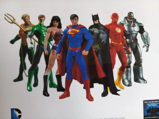 Liga da Justiça Novos 52 Jim Lee 1/12 Coleção nova na caixa - nunca expostos - Foto 6