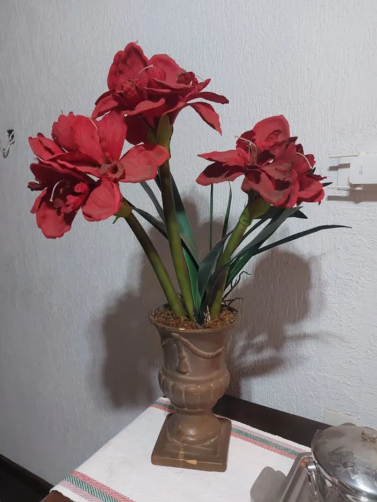 Lindo Vaso Decorativo com Flores
