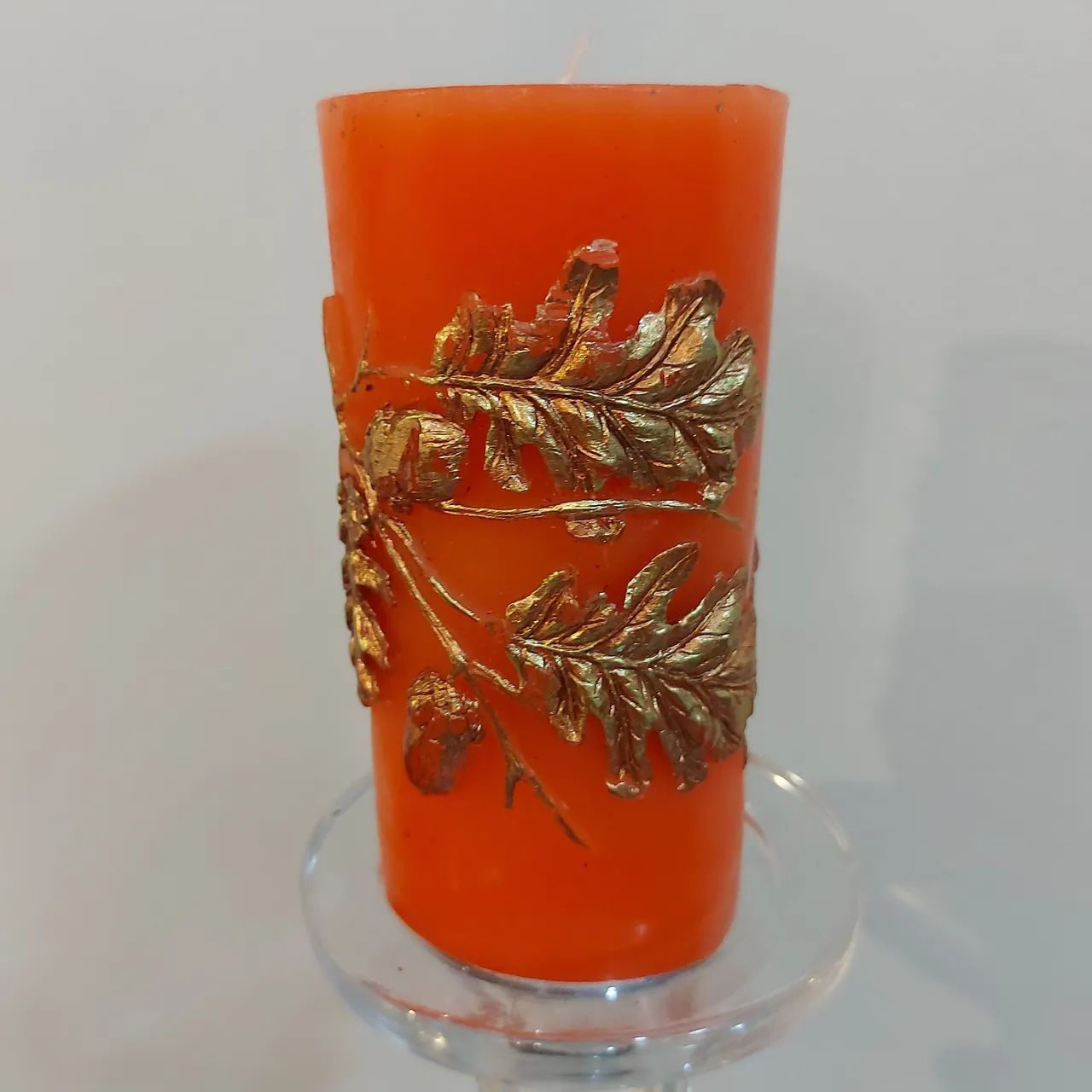 Castiçal de Cristal com Vela importada Decorativa Natalina - Foto 2