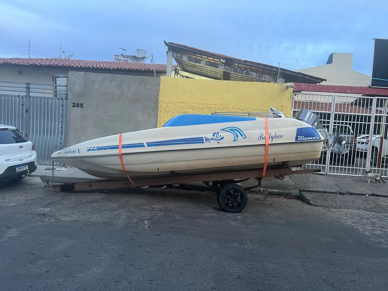 Lancha marca baleoo, motor 90 com 40 hrs, 8+1 - Foto 2