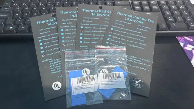 Thermalpad 0,5mm e 1,0 mm
