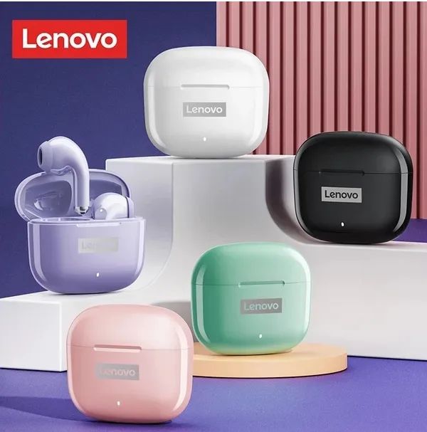 Fone Lenovo Lp40 pro original bluetooth 5.1 roxo - Foto 2