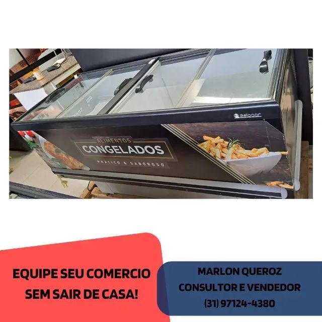 Ilha de Congelados Gelopar 1,90M Nova