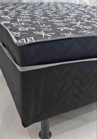 Cama box de casal de espuma de 5 cm