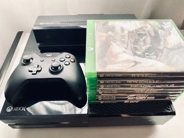 Xbox One 500GB Maravilhoso + 1 Controle Original + 7 Jogos Originais + Kinect - Foto 2