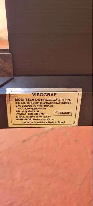 Vendo Tela de Projeção Retrátil  - Foto 2