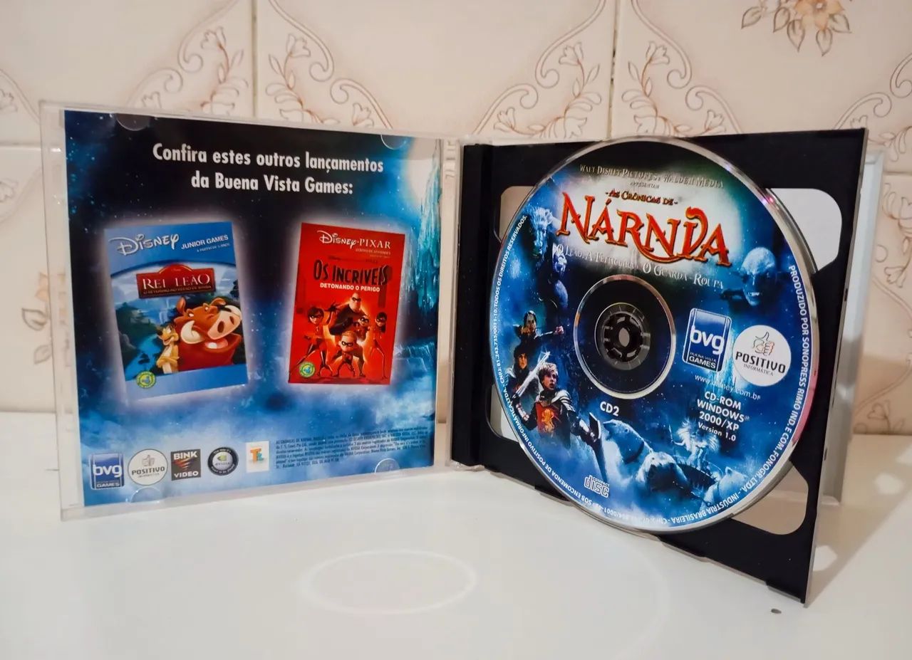 CD-Rom Jogo As Crônicas De Nárnia (Duplo) - Original RARO - Foto 3