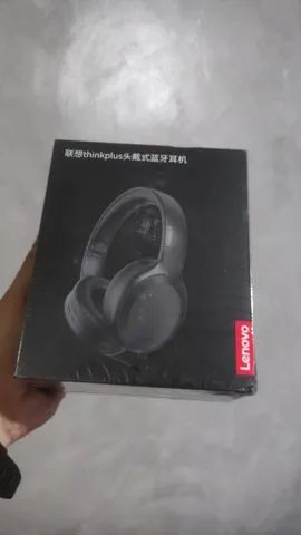 Fone de Ouvido Lenovo TH30 - Bluetooth 5.1 Sem Fio - Preto - Novo