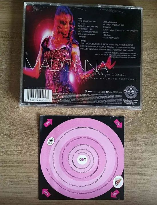 CD + DVD Madonna I'm Going To Tell You A Secret (Importado EUA) - Foto 4