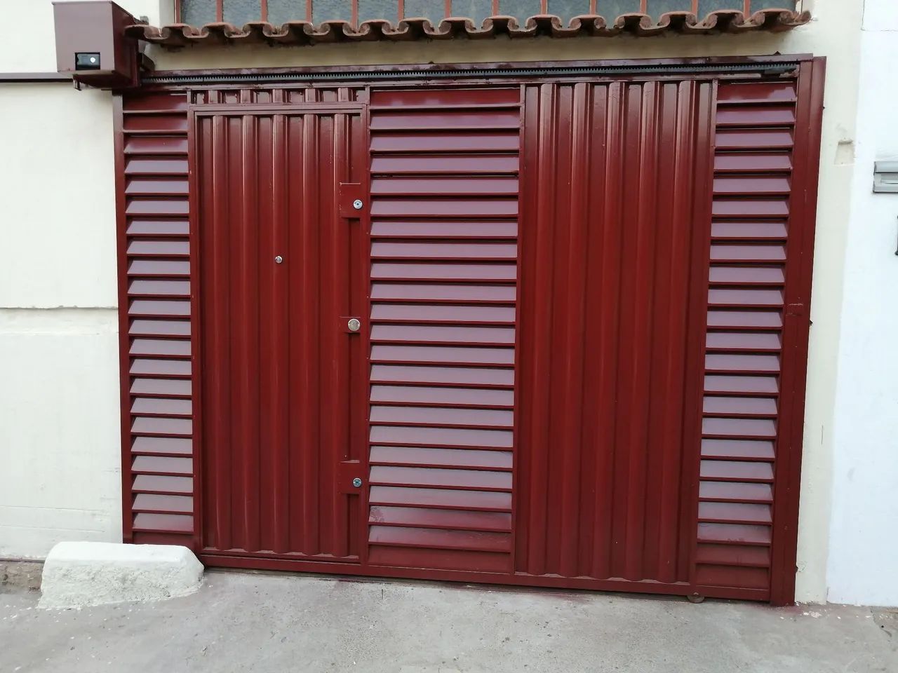 Portão reforçado deslizante automático 