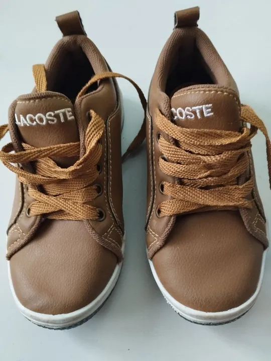 Tênis Lacoste infantil - Marrom - Novo - tamanho 27