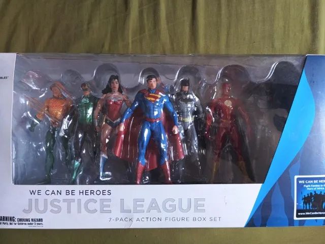 Liga da Justiça Novos 52 Jim Lee 1/12 Coleção nova na caixa - nunca expostos