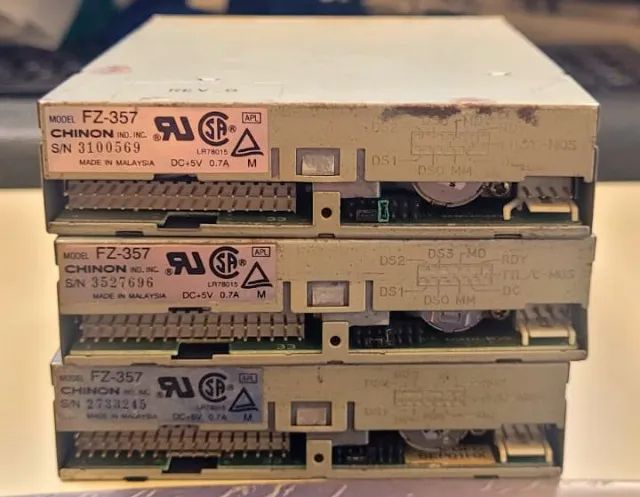 Floppy Disc Para ler Ritmos Teclados Antigos - Chinon Fz-357 - Foto 2