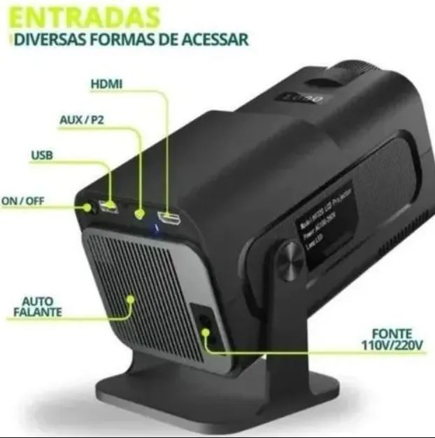 Transforme sua casa em um cinema com o Projetor HY320 (1080p) Magcubic - Foto 3