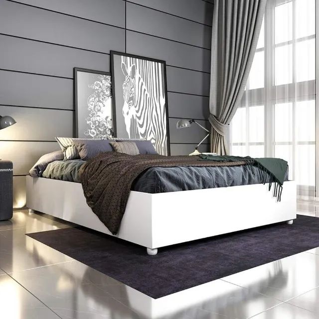 Cama Box Casal Tamanho Queen Estilo Turca. São Produtos Novos Direto da Fábrica. - Foto 3