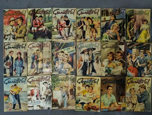 36  (lote) revistas antigas Grande Hotel (fotonovelas)