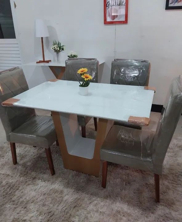 Conjunto Mesa e 4 Cadeiras P.R.O.M.O.Ç.Ã.O - Foto 3