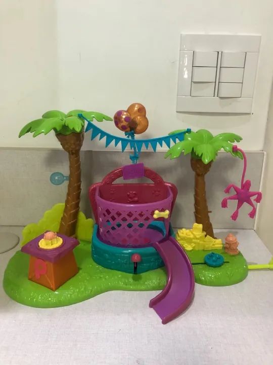 Polly Pocket - Parque aquáticos bichinhos - Brinquedo Completo