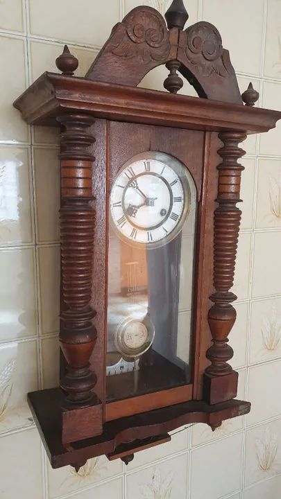 Relógio Alemão de parede 12 badaladas (+100 anos) - Foto 2
