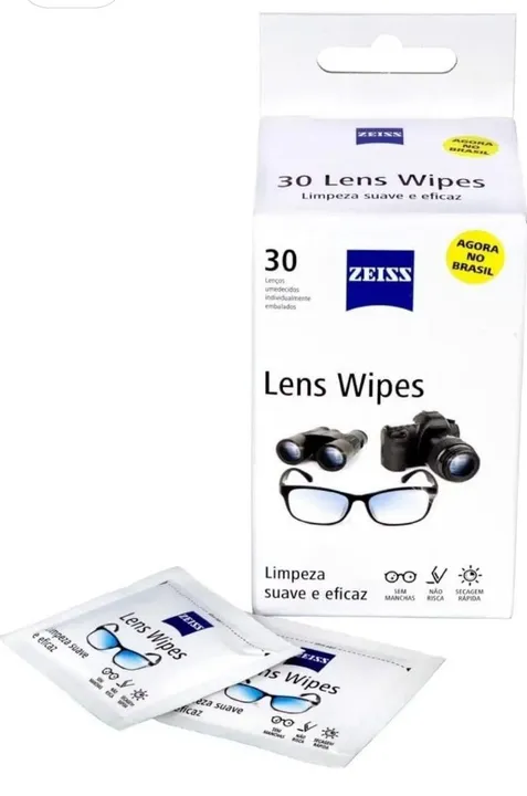 Lenços para Limpeza de Lentes e Telas Digitais