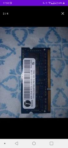 Memória Memoria RAM 4GB pc3l ddr3L
