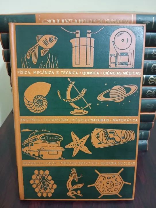 Vendo coleção de Enciclopédia ilustrada de Ciências e Técnica -EXITUS- 12 Volumes  - Foto 3