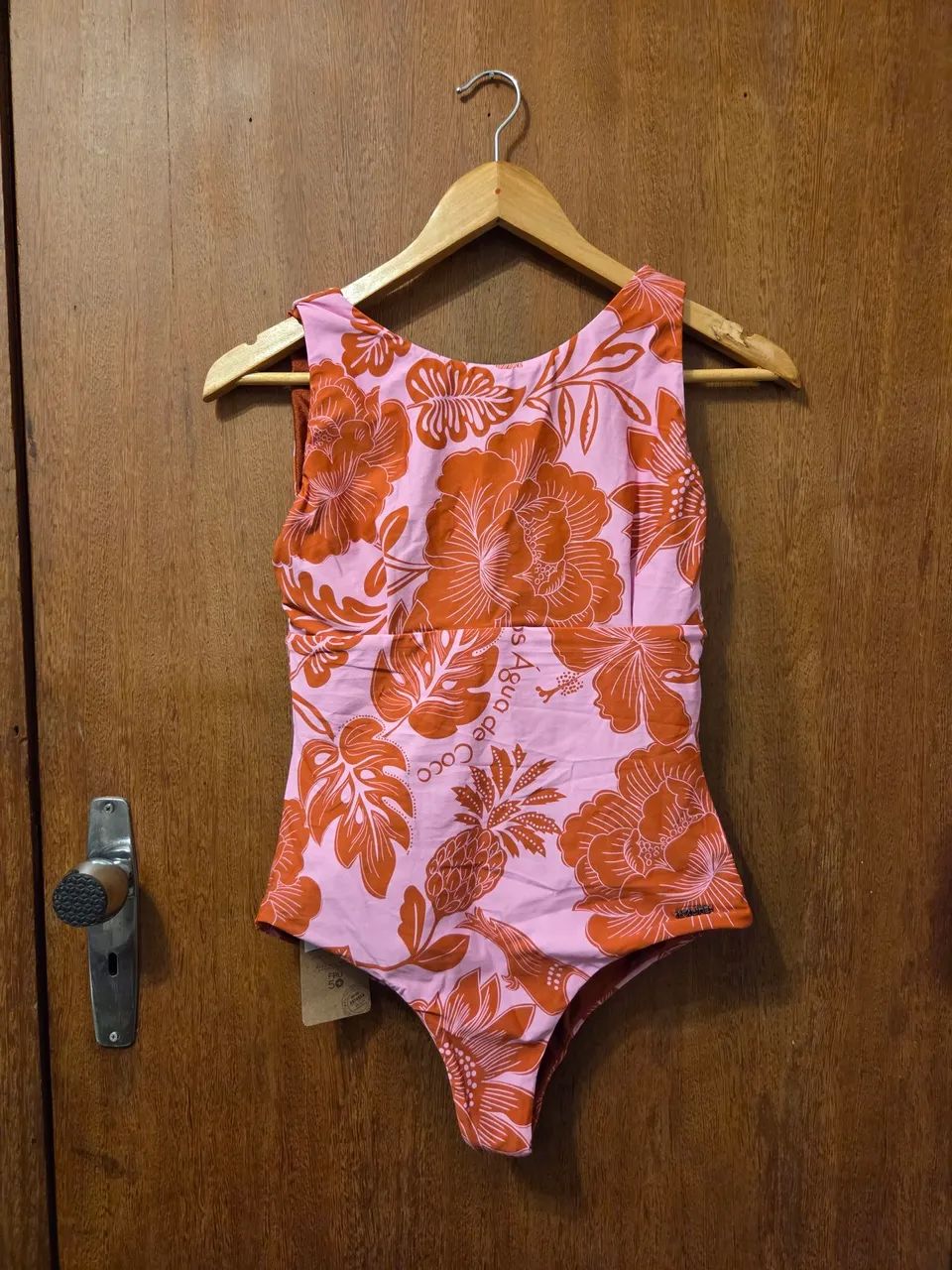 Maiô novo c/ etiqueta UV LINE Bruna Bloom Pink Feminino c/ Proteção Solar tam. M<br> - Foto 3