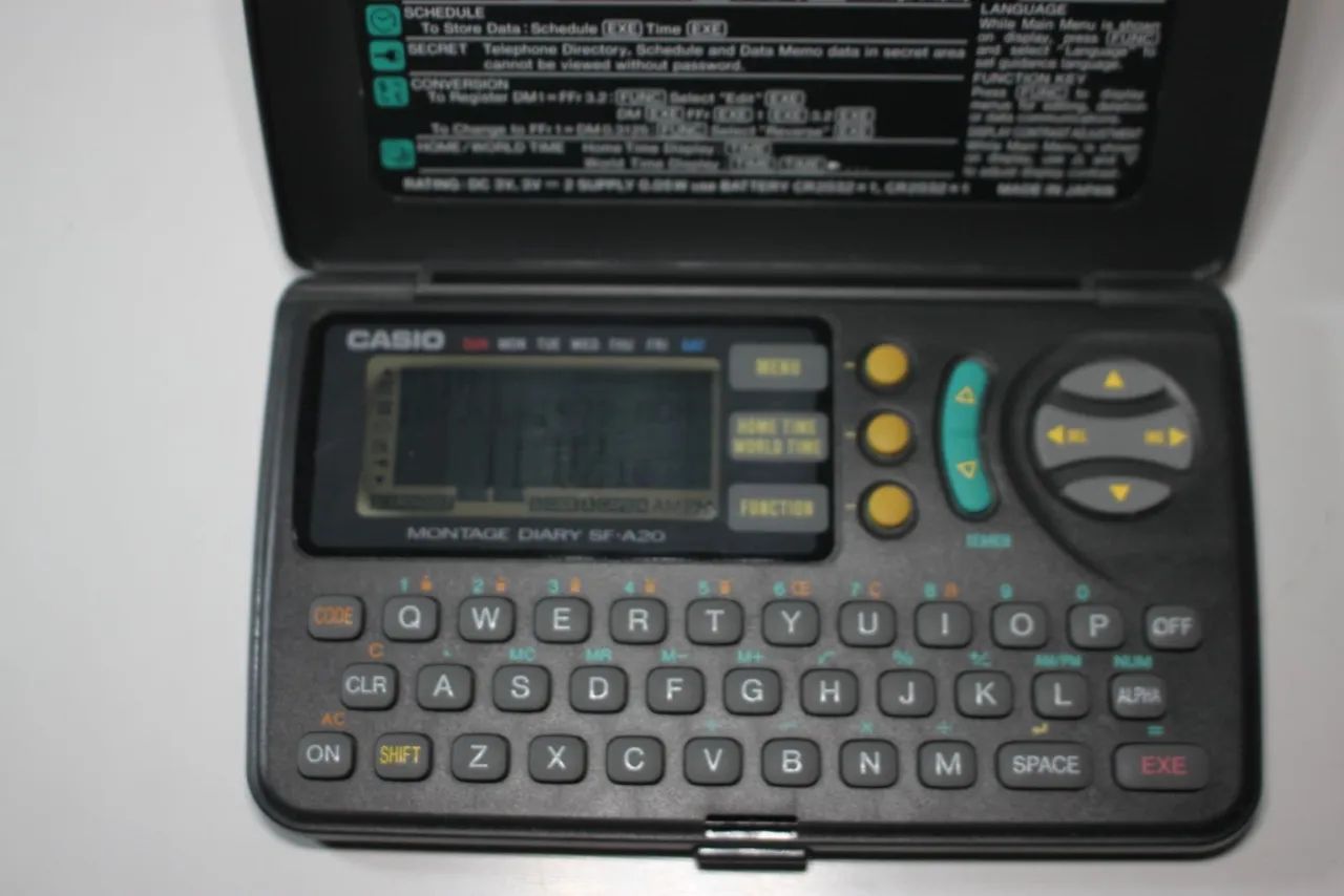 Agenda eletrônica Casio SF-A20 | testada e funcionando | anos 90 | Campinas/SP - Foto 5