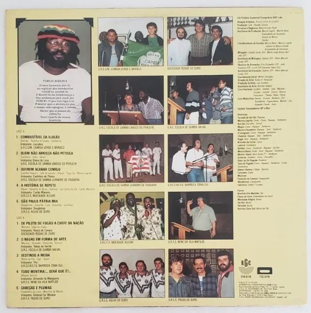 Lp Escolas de samba de São Paulo - 1991 - Foto 2