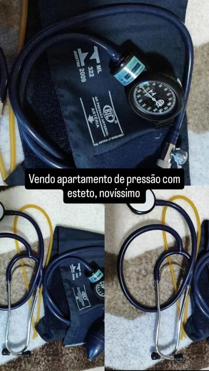 Conjunto Estetoscópio e Esfigmomanômetro