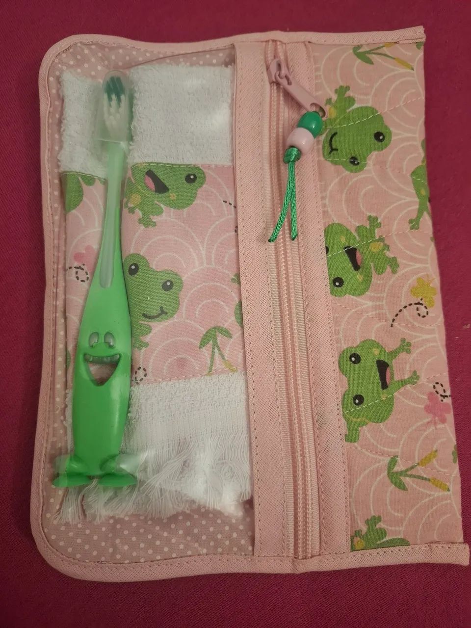 Necessaire para higiene bucal infantil - kit de escavação  - Foto 5