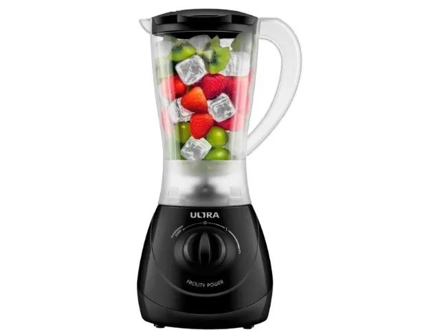 Liquidificador Mondial Ultra Facility Power, 550W, 2 Vel.+ pulsar, Preto -110V (NOVO)