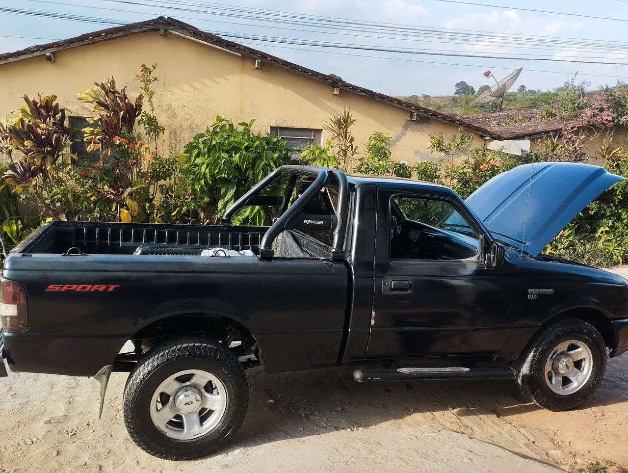 Ranger cabine simples 2008 a gasolina 