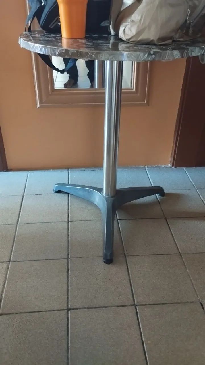 Mesa alta alumínio 